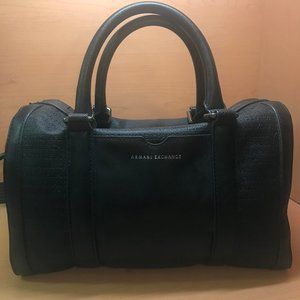 Armani Exchange Black Barrel Purse
